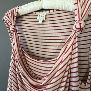 Anthropologie Casual Dress. Nautical Stripe. Perfect for Spring + Summer.